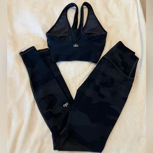 Alo vapor black camo set XS